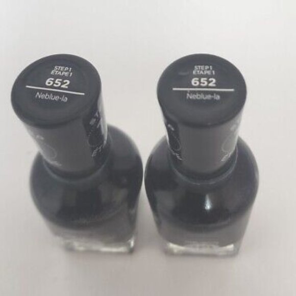 2x Sally Hansen Miracle Gel Nail Polish, Neblue-la 652, 0.5 fl oz - Picture 2 of 2
